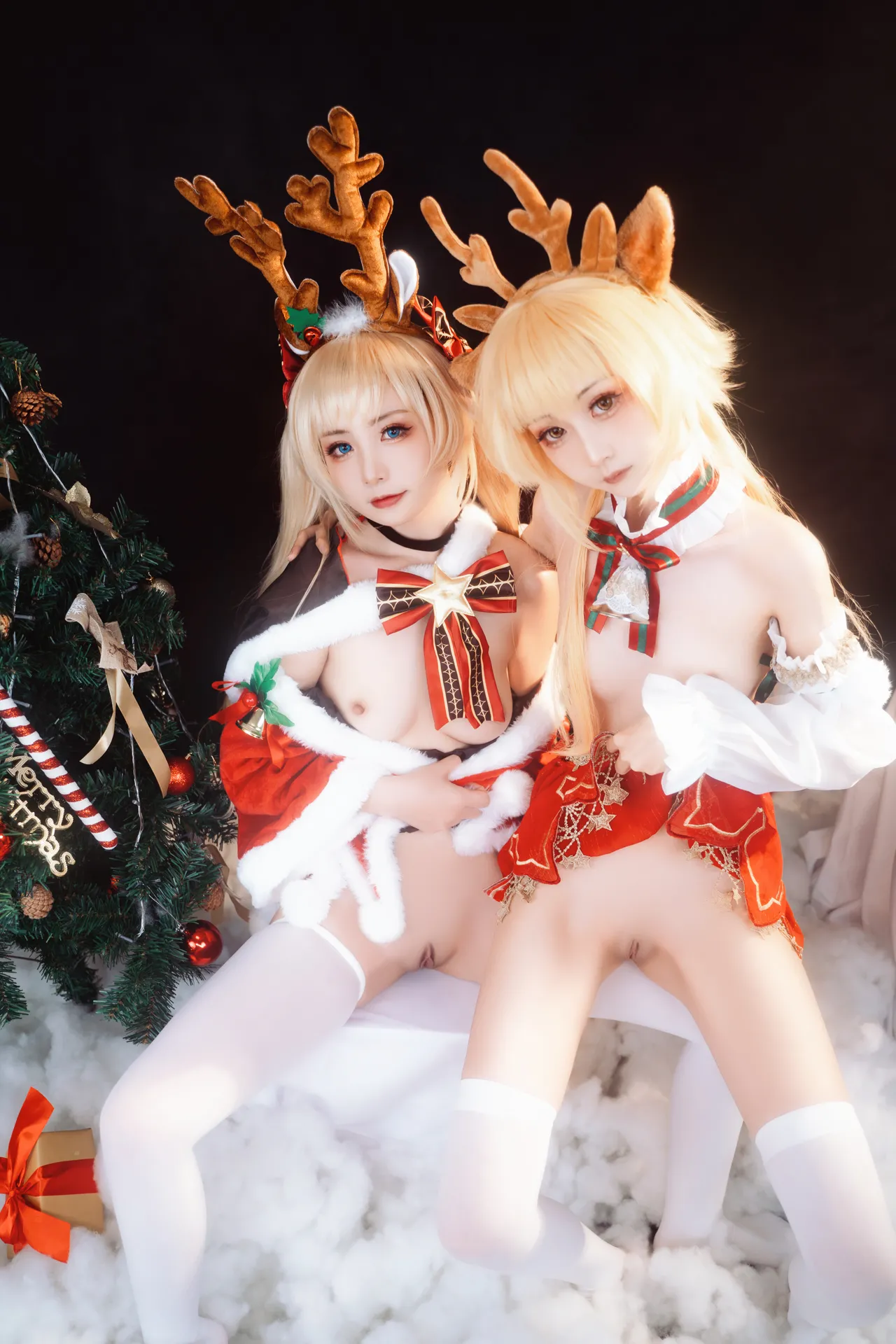 爆机少女喵小吉&花音栗子 - 原神圣诞特辑-erohere73.webp